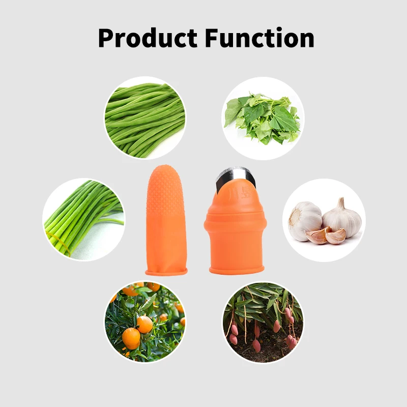 

New Silicone Thumb Knife Kitchen Knives Accessories Finger Protectors Protective Nails Cutter Garden Picking Plant Tool Gaurd