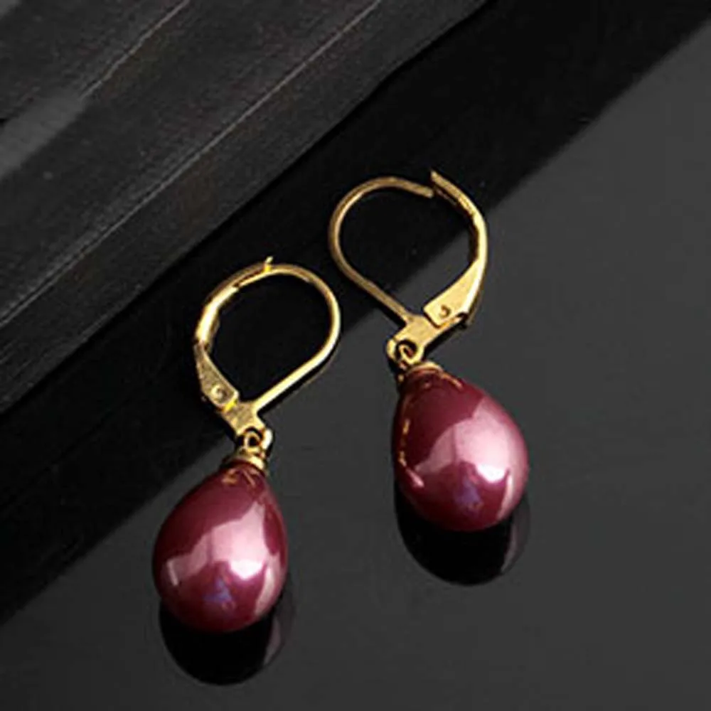 Женский винтажный кулон крючок с искусственным жемчугом висячие серьги в