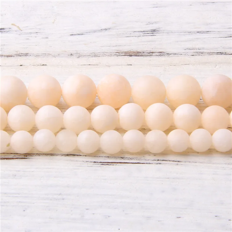 Желтые матовые бусины из Ангельского камня оптом 4/6/8/10/12 мм круглые с драгоценным