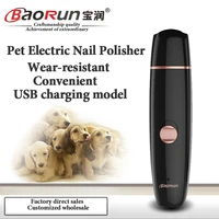baorun n2s rechargeable pets clippers grooming dog cat hair trimmer electric paw nail grinder foot cutter hair cutting machine