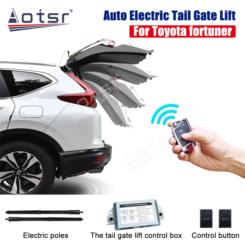 Умный Электрический подъемник для задних ворот Toyota Fortuner 2016 функция активации