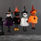 Искусственная кукла в виде кошки, дом с привидениями, Декор для дома и сада, череп с ужасом, скелет, реквизит для Хэллоуина, праздничный Декор
