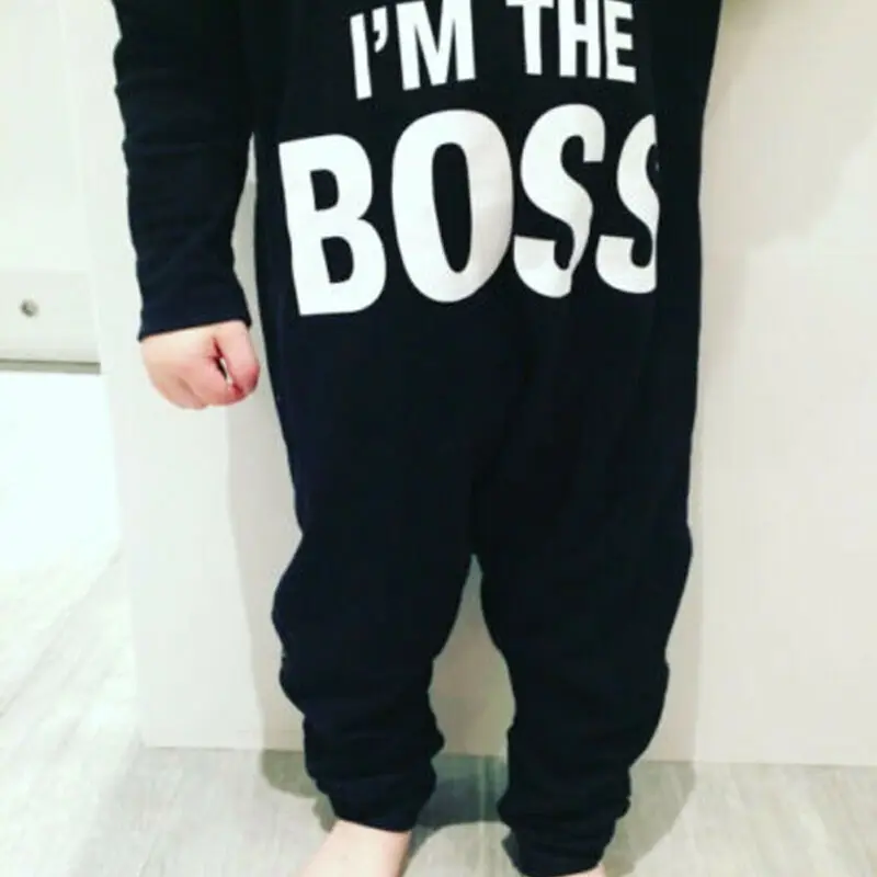 

PUDCOCO New Fashion Newborn Toddler Infant Baby Boys Romper Long Sleeve Jumpsuit Playsuit Little Boy Outfits Black Clothes
