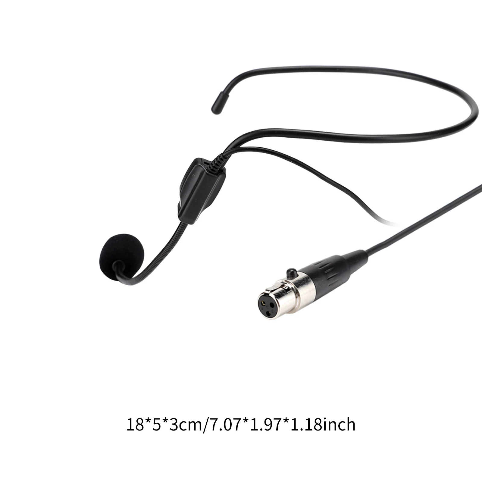 4-контактный разъем для микрофона Mini XLR гарнитура с заушным крючком головная