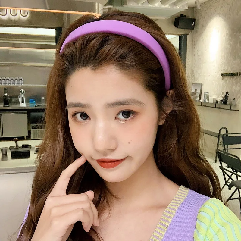 2021 летняя оголовье карамельного цвета простая для лица противоскользящие обручи