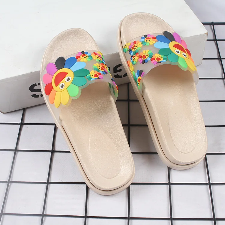 Casual All-match Wear Non-Slip Wear-Resistant Comfortable Beach A- Line Slipper Women House Shoes House Slippers Shoes Woman