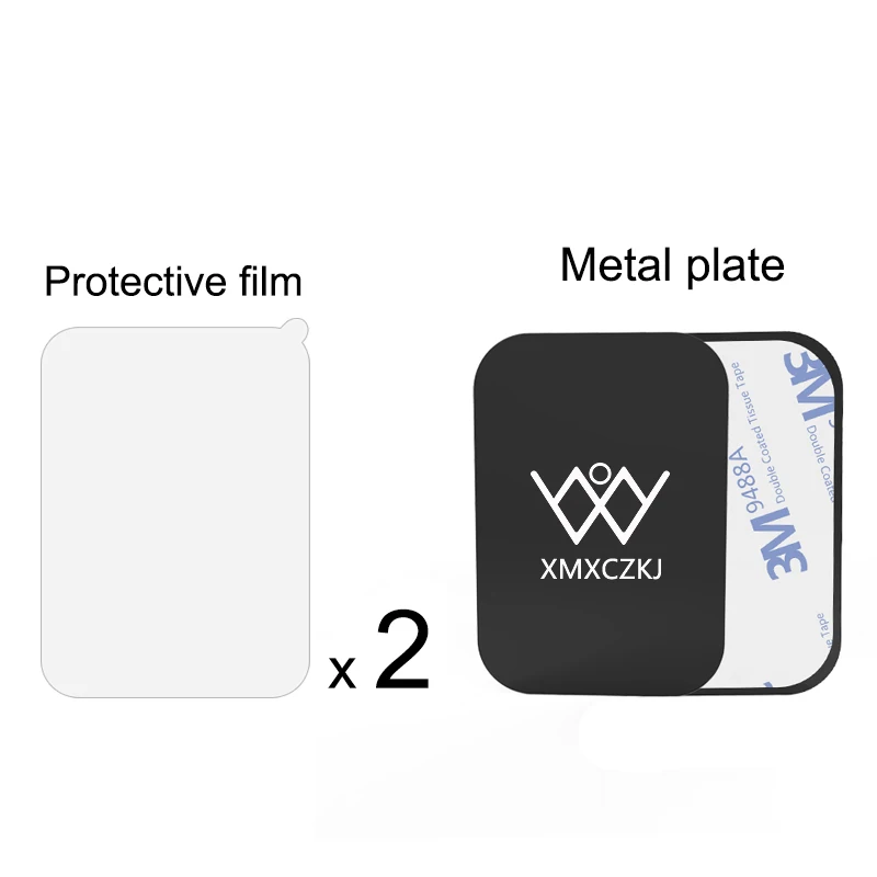 2 Rectangle XMXCZKJ 8 шт./5 В партии металлическая пластина диск железный лист для магнита автомобильный держатель мобильного телефона Металлическая железная пластина для магнитного автомобильного телефона держатель - Цвет: 2 Rectangle