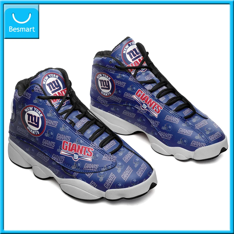 

Besmart Print On Demand Custom Sneaker Men's Basketball Casual Sneaker New York Giants team printing FedEX Free Shipping