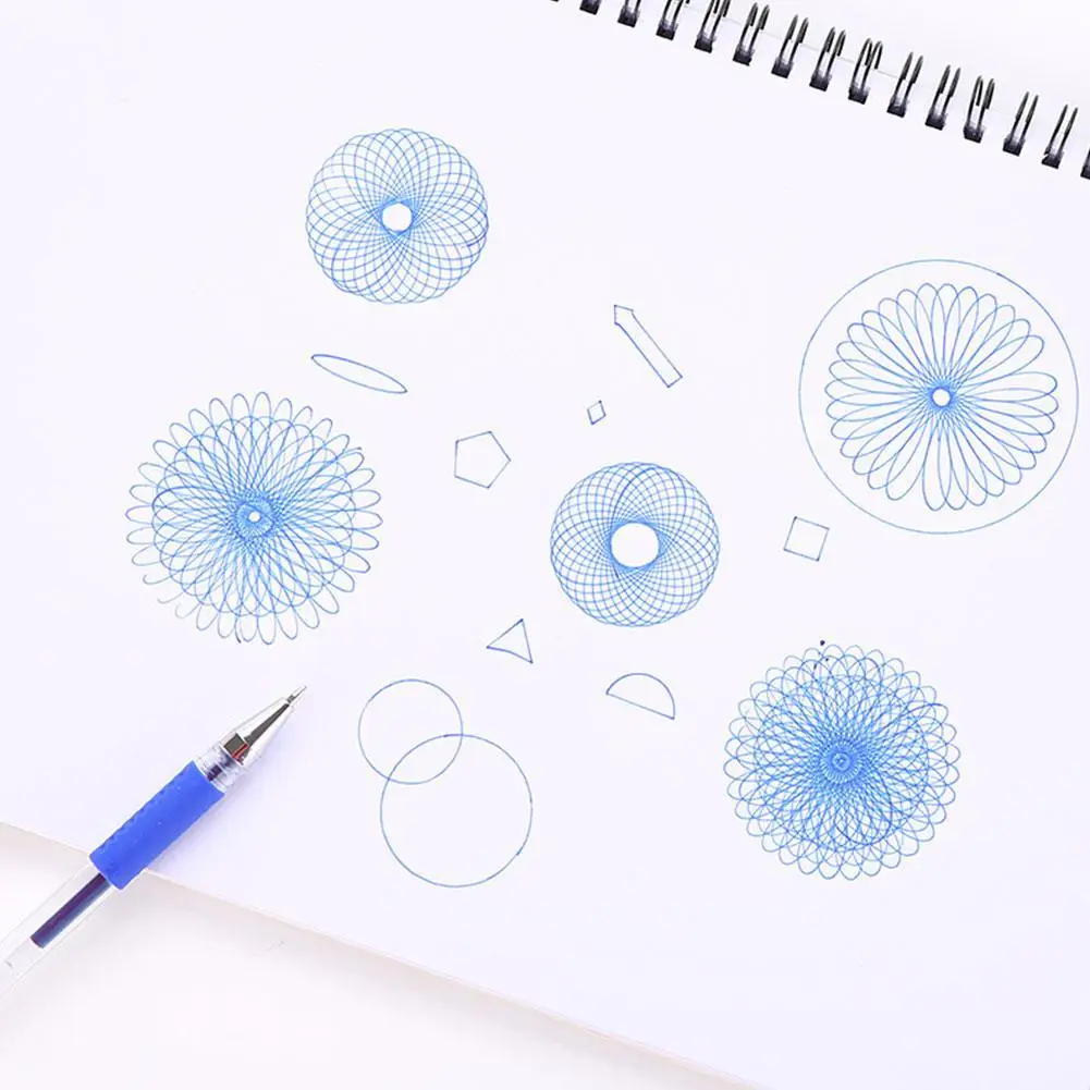 

Variety Flower Ruler Children'S Painting Student Hollow Ruler Set Puzzle Multi-Function Ruler
