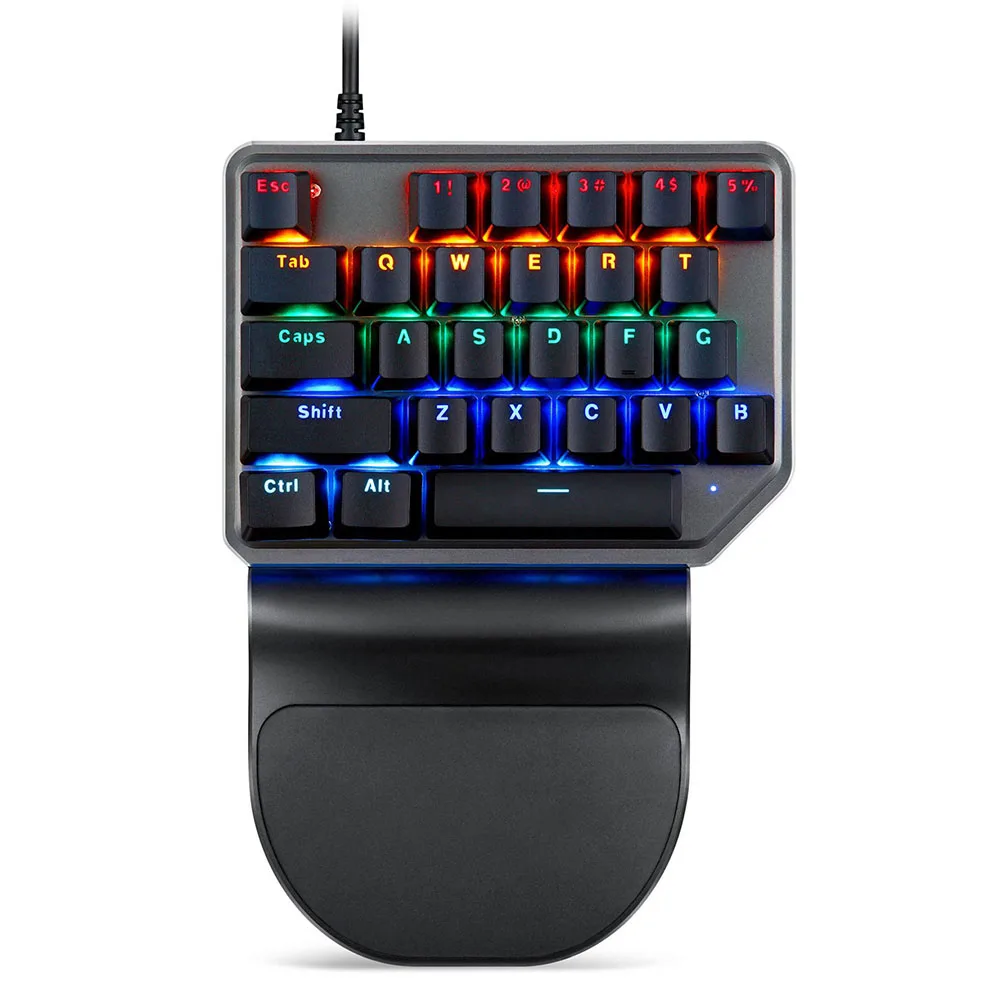 Механическая Проводная клавиатура Motospeed K27 USB для одной руки | Компьютеры и офис