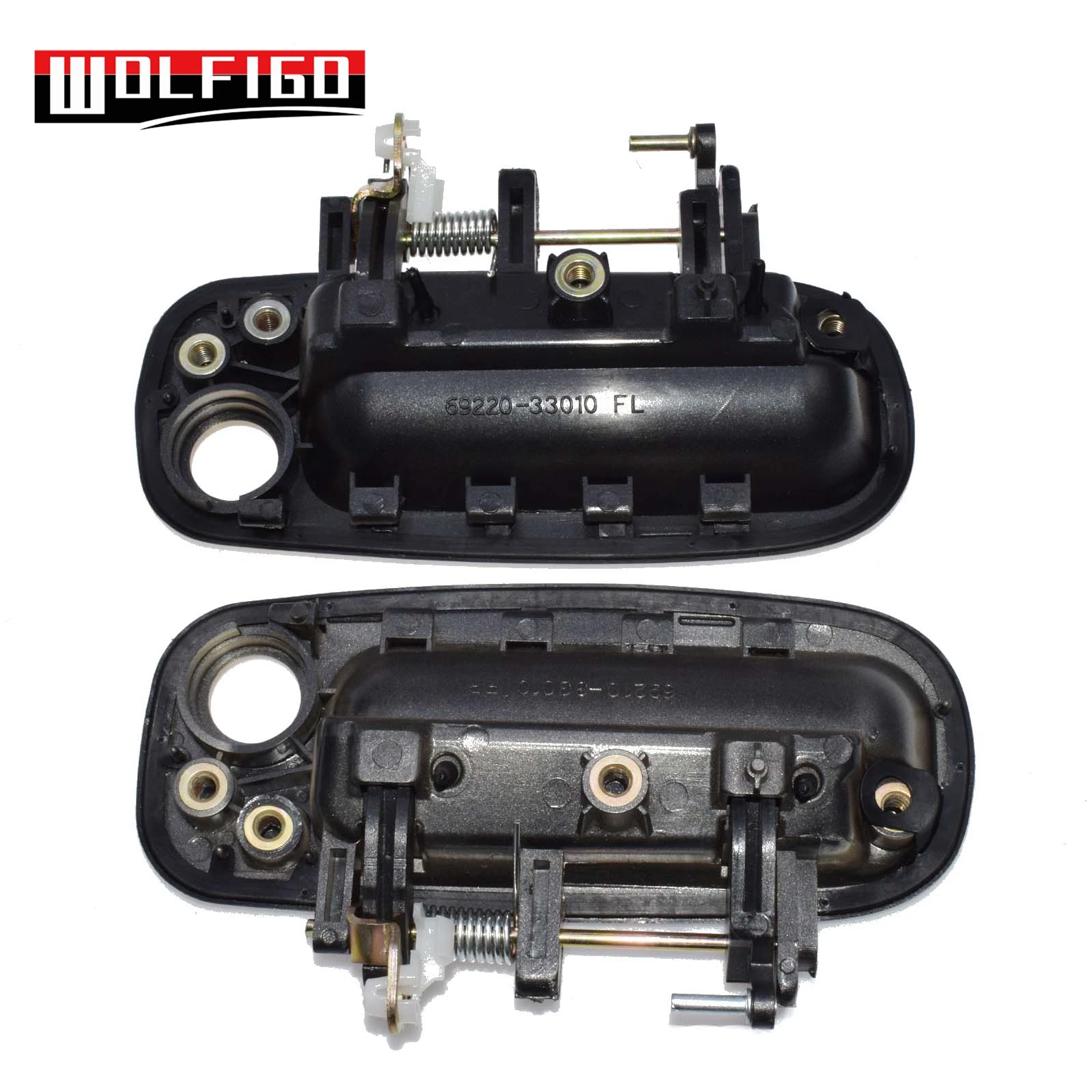 WOLFIGO пара Бежевых/черных/белых наружных дверей автомобиля передняя левая и