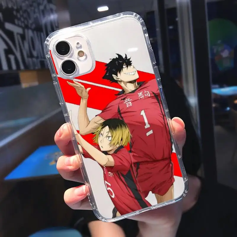 

Haikyuu Hinata attacks Phone Case Transparent for iPhone 11 12 mini pro XS MAX 8 7 6 6S Plus X 5S SE 2020 XR