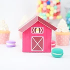 Коробка для подарков в виде животных на ферме, коробка для конфет, Подарочная коробка для кексов, для мальчиков, для детей, товары для дня рождения, украшения, праздничные атрибуты