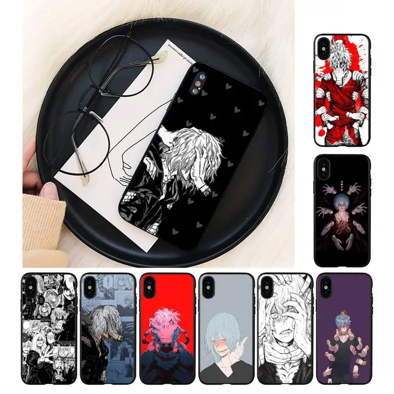 

Shigaraki Tomura Anime Phone Case For iphone 13 11 8 7 6 6S Plus X XS MAX 5 5S SE 2020 XR 11 pro DIY Custom Cover
