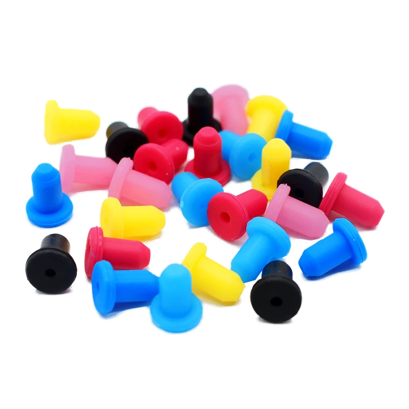 

universal refit printer Modified ink supply plastic cement silica gel seal ring Vent plug Plastic Elbows Ink cartridge spare