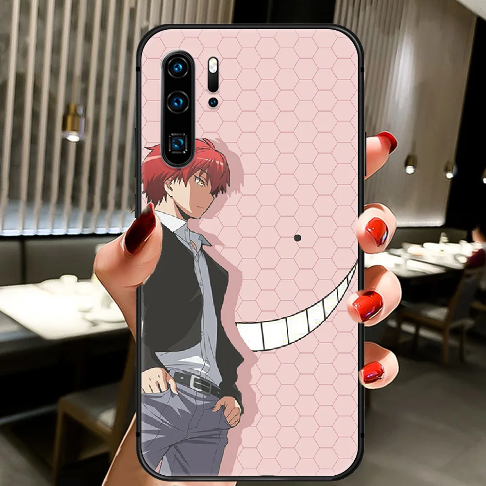 

Assassination Classroom Anime Phone Case Cover Hull For Huawei P8 P9 P10 P20 P30 P40 Lite Pro Plus Smart Z 2019 black Hoesjes