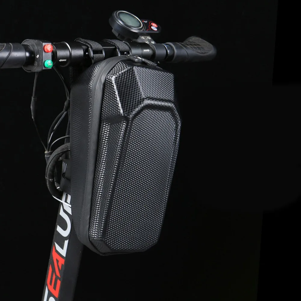

1pc Bicycle Bag Large Capacity Electric Skateboard Front Bag Riding Storage Bag EVA Cycling Electric Scooter Parts Accessories