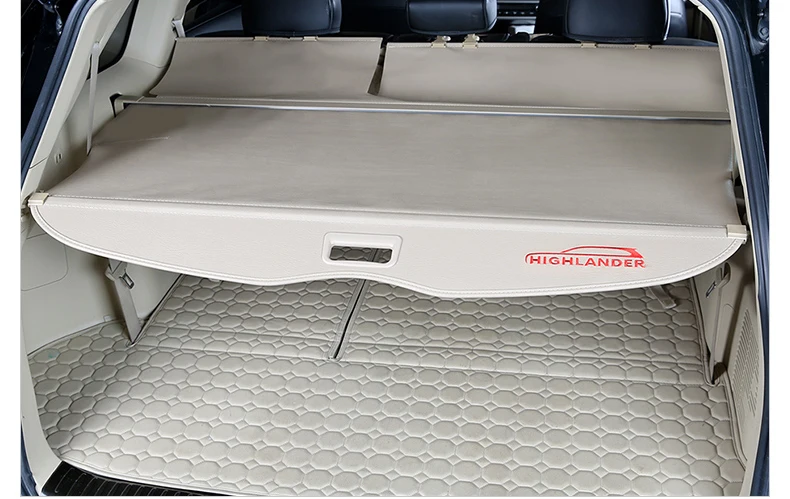 Для Toyota Highlander крышка багажника занавес для получения занавес задний ящик перегородка для Toyota hananda специальный
