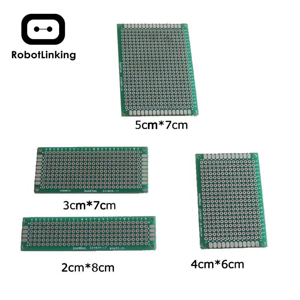 Бесплатная доставка 4 шт. 5x7 4x6 3x7 2x8 см двухсторонний медный Прототип pcb