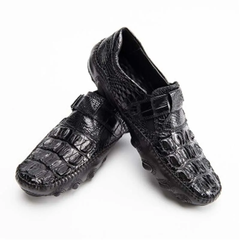 

RVH crocodile men doug shoes male casual shoes Men shoes fashion high-grade Men shoes crocodile leather shoes men shoes