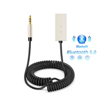 aux bluetooth adapter for car 3 5mm jack usb bluetooth 5 0 receiver speaker auto handfree car kit audio music transmitter