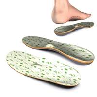 green printing memory foam insoles plantar fasciitis arch support insoles for women men shock absorption sports shoe inserts