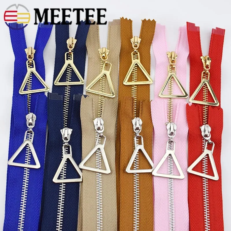 Meetee 2 шт. 20-70 см 3 # металлическая молния закрывающаяся открытая Автоматическая