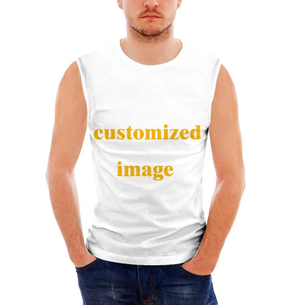 Мужская майка с 3D принтом без рукавов | одежда