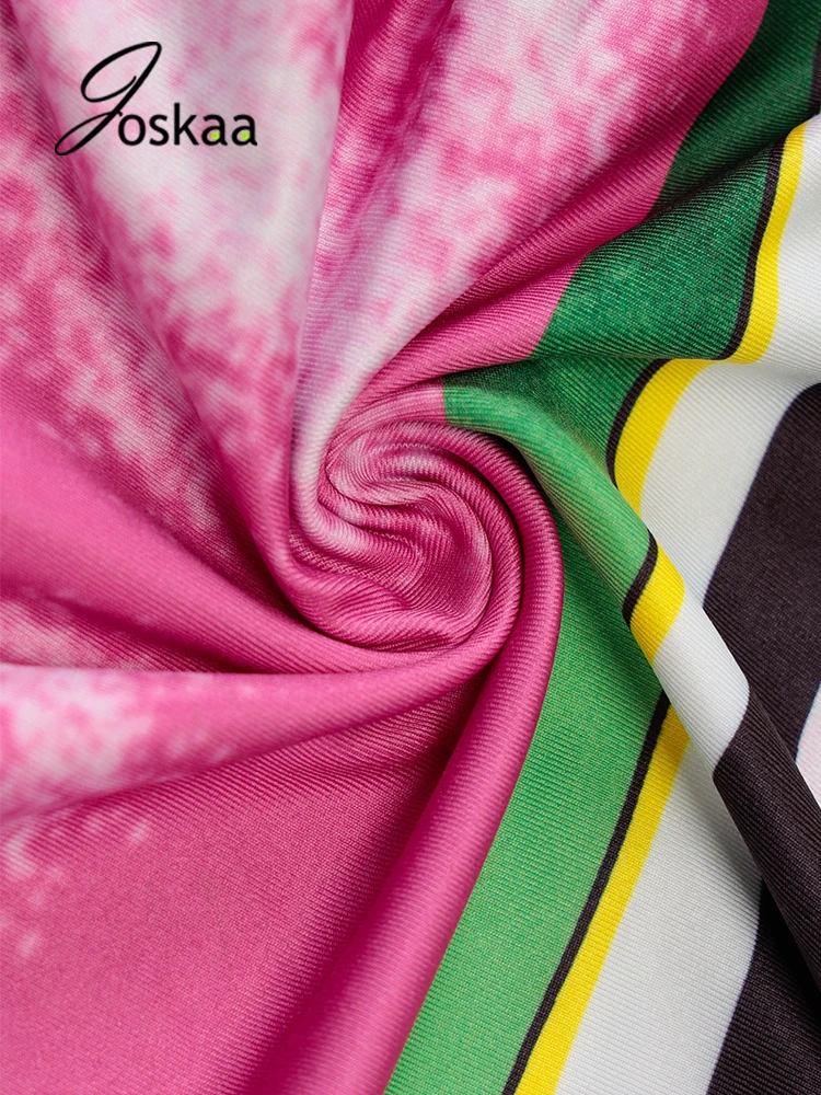 

Joskaa Print Strapless Bodycon Long Dresses Women Clothing Sexy Sleeveless Backless Dress Summer 2021 Party Clubwear Maxi Dress