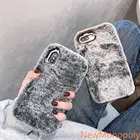 Модный женский чехол для iPhone XS Max XR X 12 11 Pro, Подарочный чехол из ТПУ, пушистый теплый чехол для iPhone 6 S 7 8 Plus, мягкий чехол для телефона
