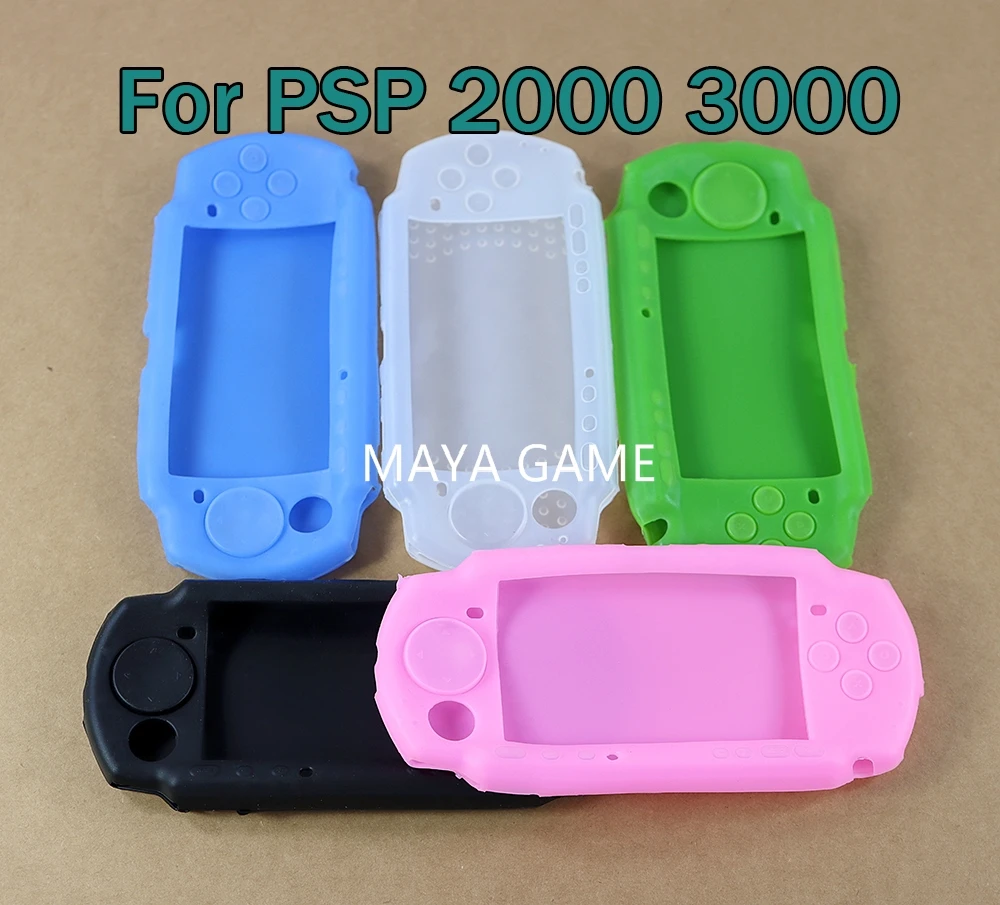 

Мягкий силиконовый резиновый чехол для игровых контроллеров Sony PSP 2000 3000, Мягкий защитный чехол