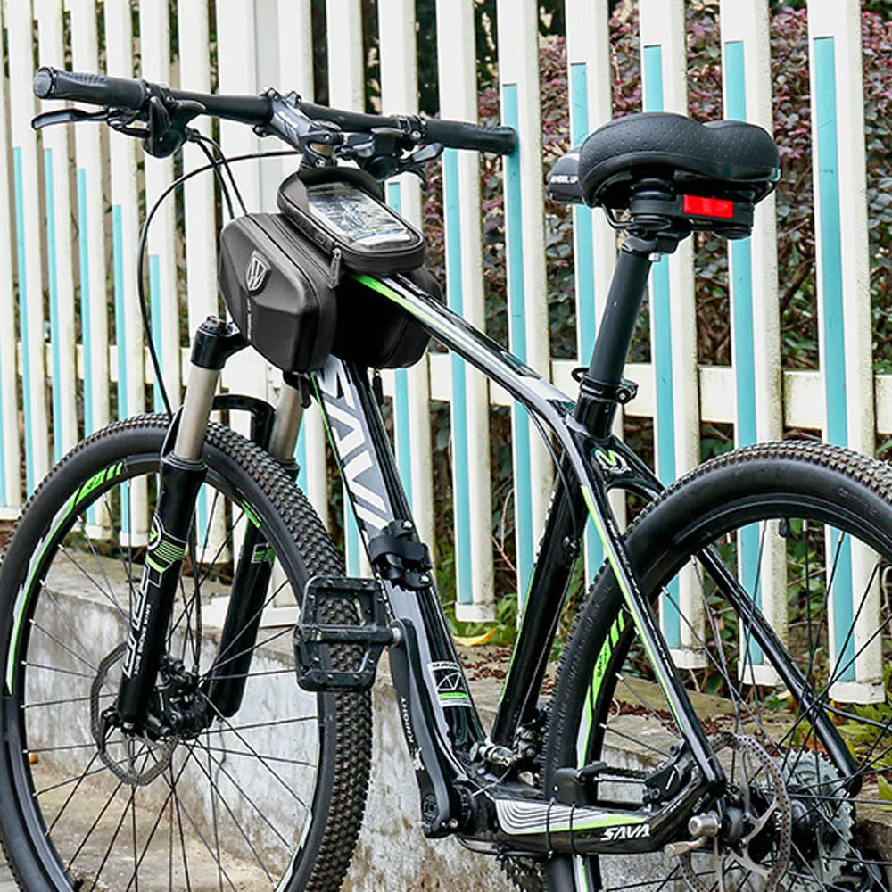 

Wheel UP Bicycle Bag EVA Rainproof 6.5 "TPU Touch Screen Mobile Phone Case MTB Road Bicycle Front Pipe Rack Hook Bag Accessories