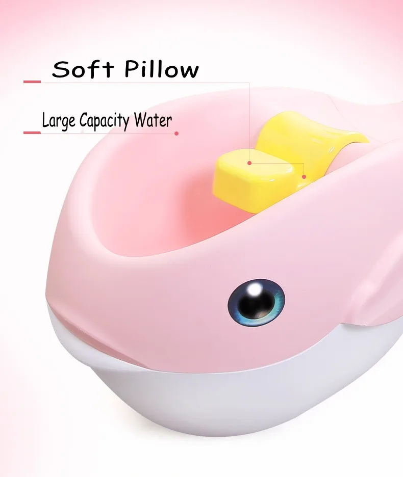 Утолщенный дизайнерский стул для мытья волос с рисунком|Детские ванны| |