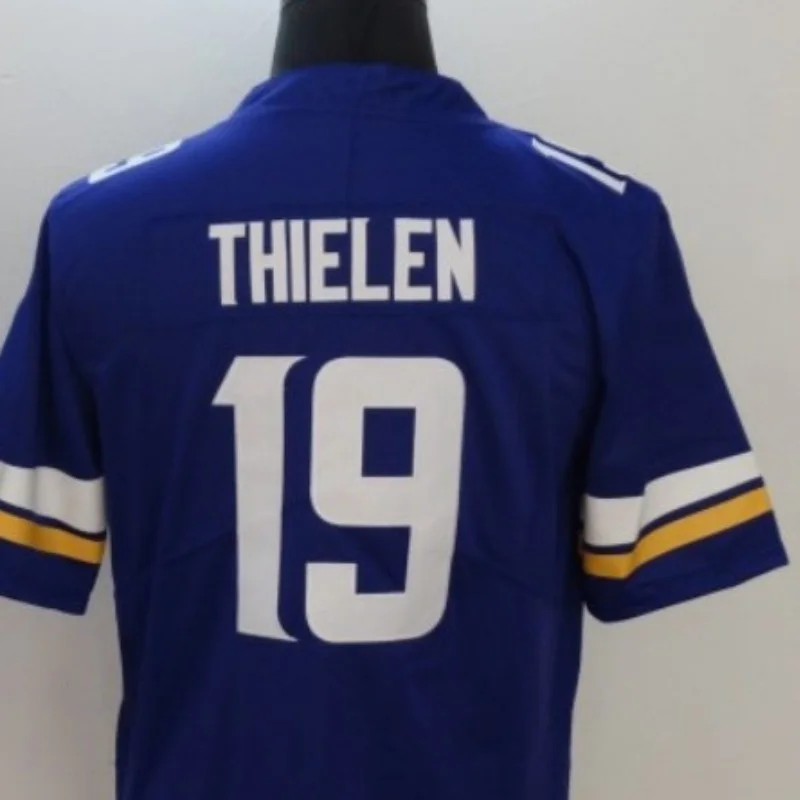

Vikings Football Jersey Stitch Thielen 19 Purple black And White For Mens S,M,L,XL,XXL,XXXL