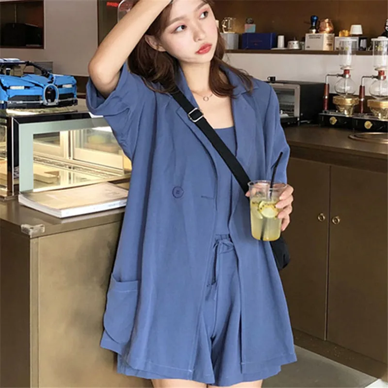 Женские костюмы Новинка весна-лето 2021 большой размер 4XL комплект из 3 предметов