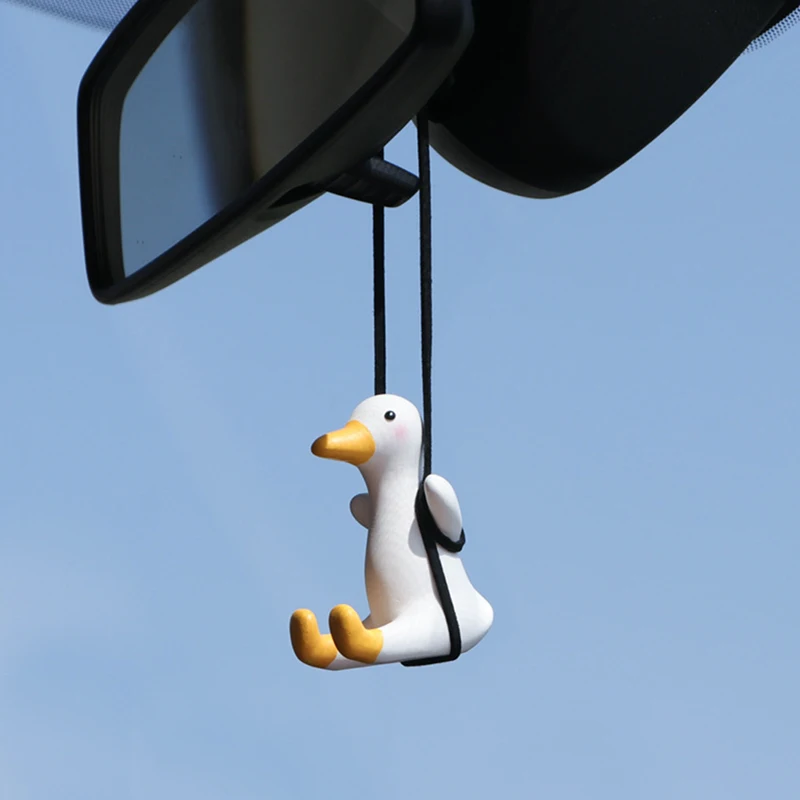 

Cute Little Duck Car Decoration Little Duck Pendant For Car Interior Accessories