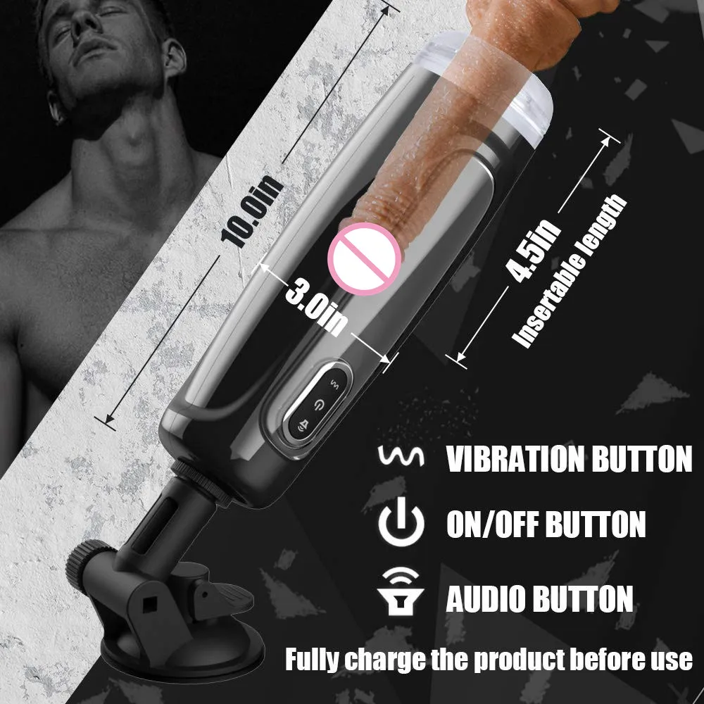 Электрическая автоматическая вибрационная чашка для мужской мастурбации 10