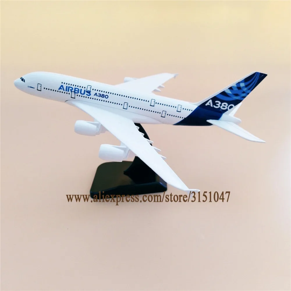 18 см металлический сплав Воздушный прототип Airbus 380 A380 Airlines модель самолета ProtoMech