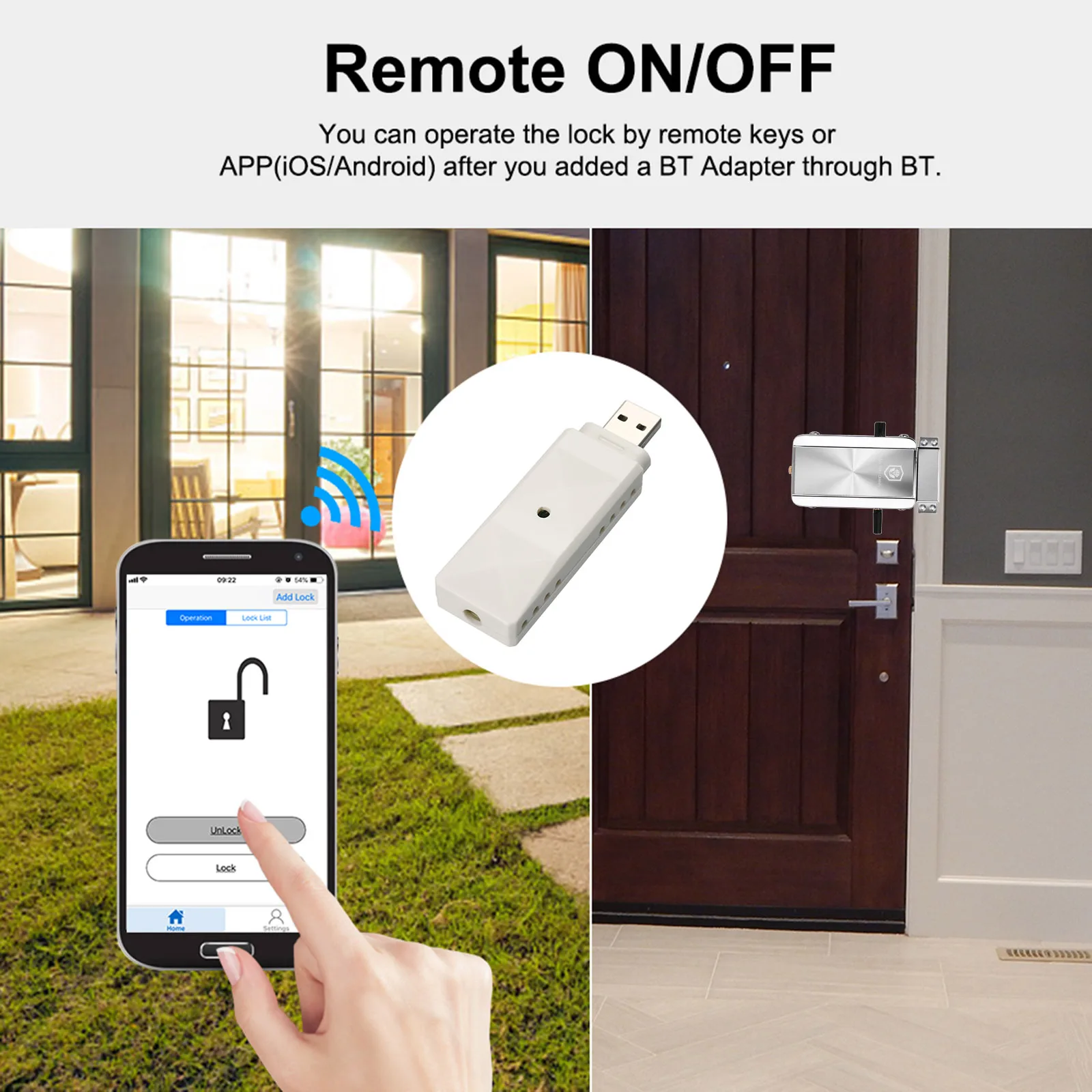 Tuya Smart замок Вай Фай адаптер приложение Life сети Беспроводной 433 МГц RF пульт