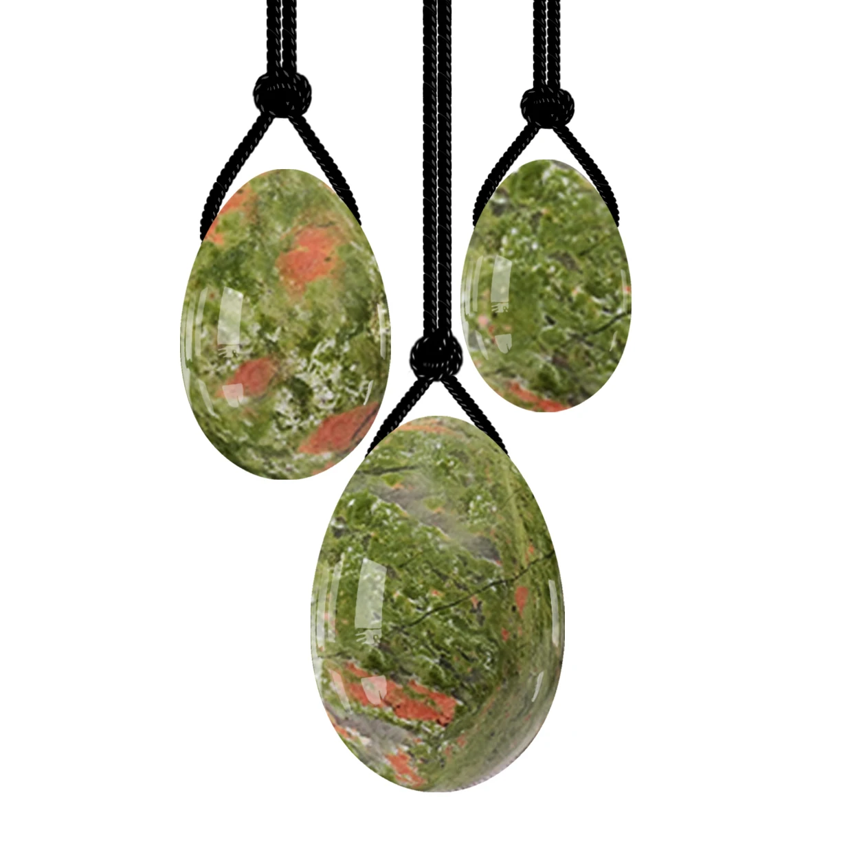 

Unakite Yoni Egg Vaginal Muscle Firming Kegel Exerciser Feminine Hygiene Healing Stone Drilled and Undrilled Massage Balls