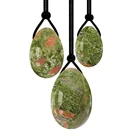 Тренажер Кегеля Unakite Yoni, для укрепления вагинальных мышц, Женская гигиена, лечебный камень, массажные шарики без отверстий