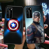 marvel comics clear phone case for huawei honor 20 10 9 8a 7 5t x pro lite 5g black etui coque hoesjes comic fash