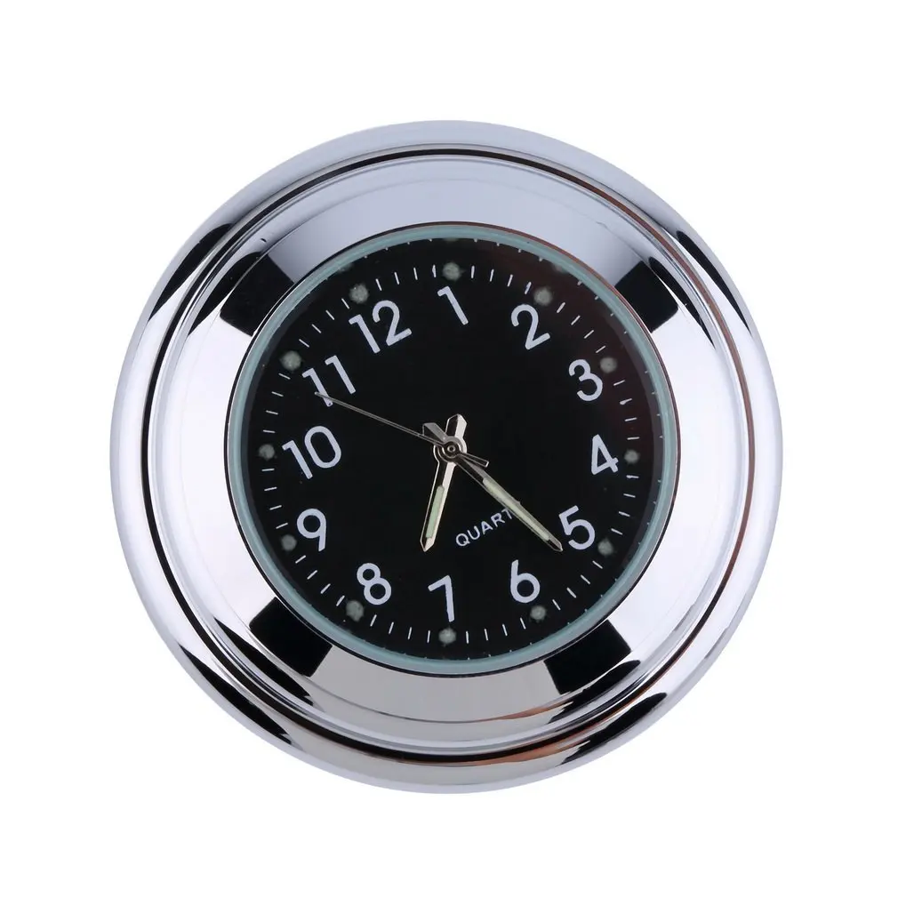 

Waterproof Motorcycle Motorbike Handlebar Mount Round Dial Clock Accessory Universal Handlebar Mount Clock