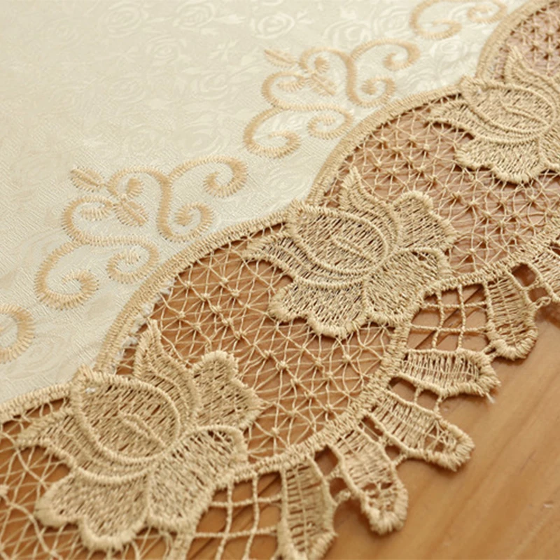 Занавеска с вышивкой пиона в американском стиле для гостиной прозрачная бежевая