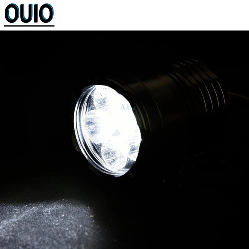 Фары для мотоцикла велосипеда противотуманные фары 25 Вт лампы DRL передняя фара