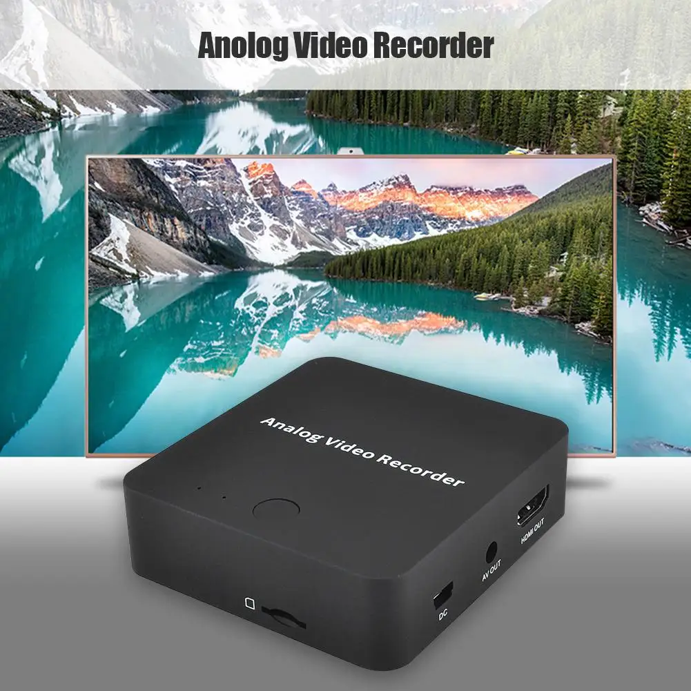 Портативный HDMI аналоговый сигнал AV рекордер деликатный дизайн практичный
