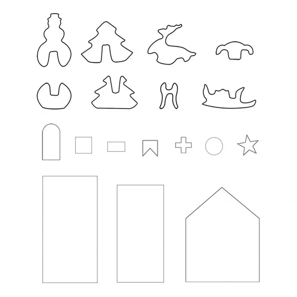 

Smooth Surface 18 Types Strong Construction Anti-rust Cookie Mold for Chief