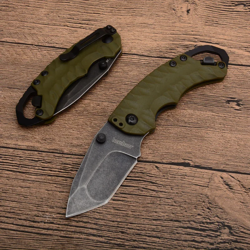 Складной карманный охотничий нож Kershaw 8cr13 с алюминиевой ручкой тактические ножи