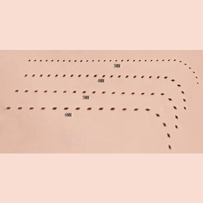 Перфоратор для кожевенного ремесла алмазное долото из стали 3 мм 4 5 6 1 2 Зубцов