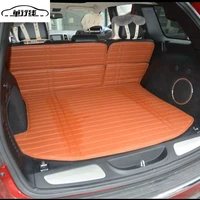 high grade thick pu leather car trunk mats back pad set for grand cherokee compass free light